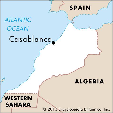morocco casablanca map